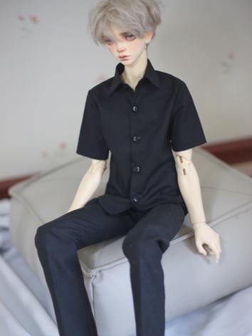 BJD Clothes Black/White Shirt A419 for MSD/SD/70cm/75cm Size Ball-jointed Doll