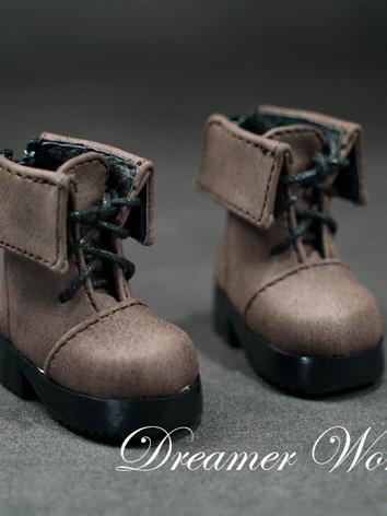 BJD Shoes Brown Boots for YOSD Size Ball-jointed Doll