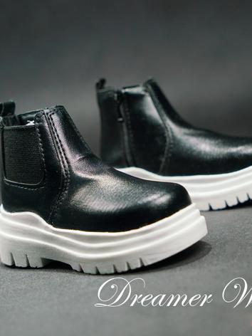 BJD Shoes Boy Black/Black&W...