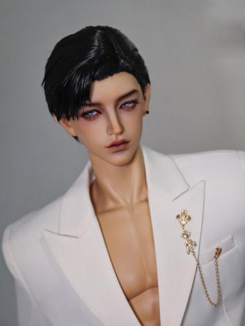 BJD High Temperature Silk Wig Handsome Male Short Hair for SD Size Ball Jointed Doll