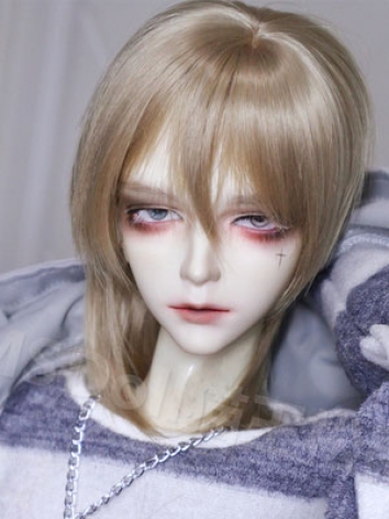 BJD Wig Handsome Girl Boy Hair for SD/MSD/YOSD Size Ball Jointed Doll