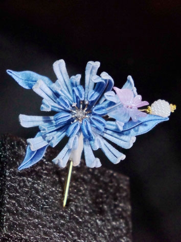 BJD Decoration  Blue Flower...