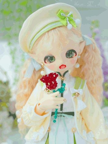BJD Wig Mohair Curly Hair for YOSD/MSD/SD Size Ball Jointed Doll