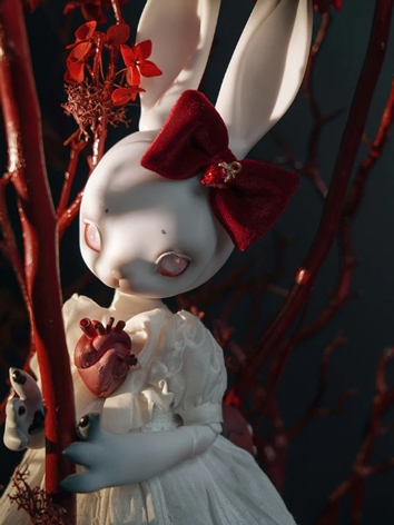 Last Day 10% OFF Time Limited BJD White Rabbit 35cm Ball Jointed Doll