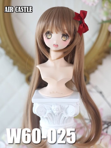 BJD Wig Lady Natural Curly Long Hair for SD/MDD/DD Size Ball-jointed Doll