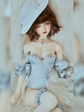 BJD Clothes Girl Blue Dress Suit CL322012 for 58cm/60cm Size Ball-jointed Doll