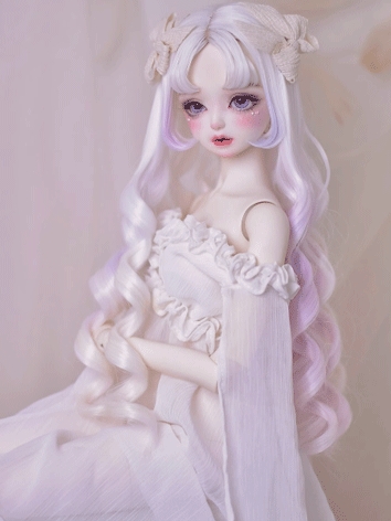 BJD Wig Girl Gradient Ramp Long Curly Hair for SD/MSD/YOSD Size Ball-jointed Doll