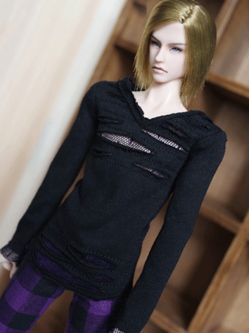 BJD Clothes Male Ripped T-s...