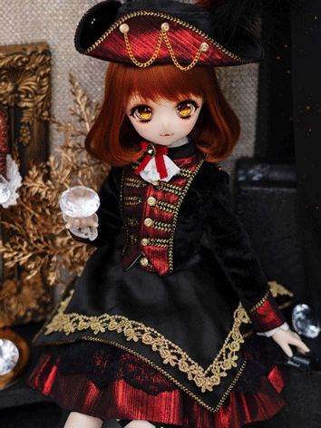 BJD Clothes Pirate Dress Suit for MSD Size Ball Jointed Doll