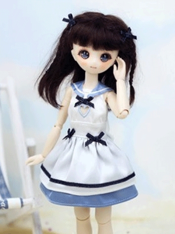 BJD Clothes Sailor Dress for OB24 Size Ball Jointed Doll