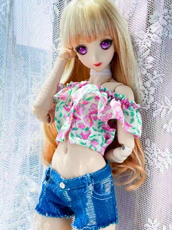 BJD Clothes Puff Sleeve Off...