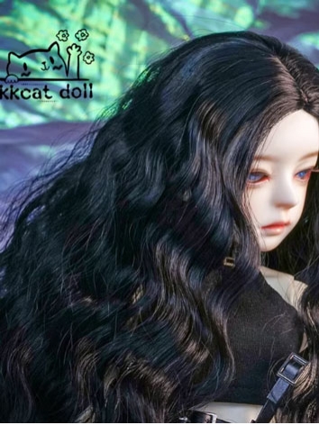 BJD Wig Long Curly Center P...