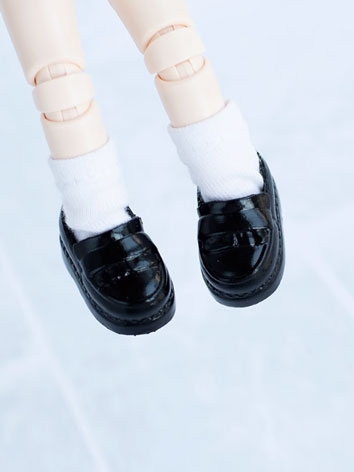 BJD Shoes Magnet Leather Shoes for OB11 Size Ball-jointed Doll