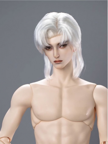 10% OFF BJD Wig Pearl White Short Style Wig Rwigs60-190 Fit for 75cm Size Ball-jointed Doll