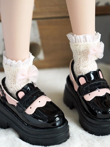 BJD Shoes Reto Platform Shoes for MSD MDD Size Ball-jointed Doll