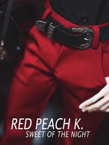 BJD Clothes Red Peach K. Be...