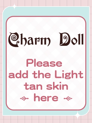 Charm Doll Light Tan Skin