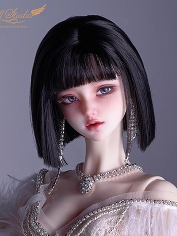 BJD Wig 1/3 Retro High Temperature Short Hair WG323111J for SD Size Ball-jointed Doll