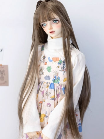 BJD Wig Princess High Temperature Long Hair for MSD SD Size Ball-jointed Doll