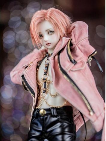BJD Clothes Punk Denim Top for ID75/70cm/MSD/YOSD Ball-jointed Doll