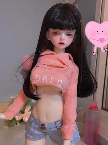 BJD Clothes Girl Vest and S...