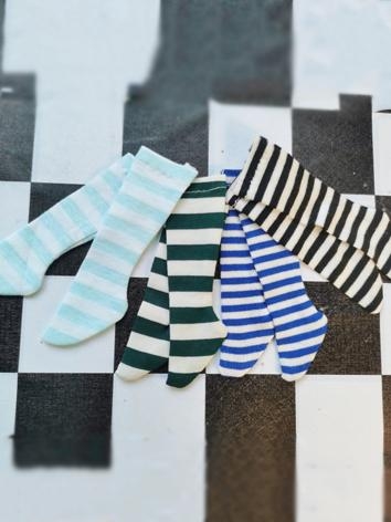 BJD Stockings Loose Stripe Stockings for MSD Size Ball-jointed Doll