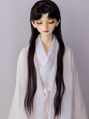 BJD Wig Ancient Style Buauty Tip Milk Hair for SD MSD Size Ball Jointed Doll