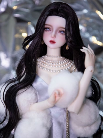 BJD Wig Long Curly Hair for SD MSD Size Ball-jointed Doll