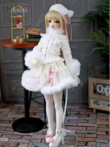 BJD Doll Clothes White Lovers Suit Fit for SD Size Ball-jointed Doll