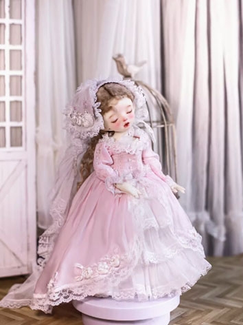 BJD Clothes Rose Dress Suits for YOSD Size Ball-jointed Doll