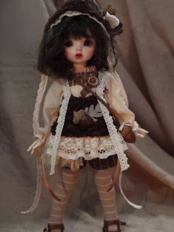 BJD Clothes《Cold Dew》Retro Dress Suits for YOSD MSD Size Ball-jointed Doll