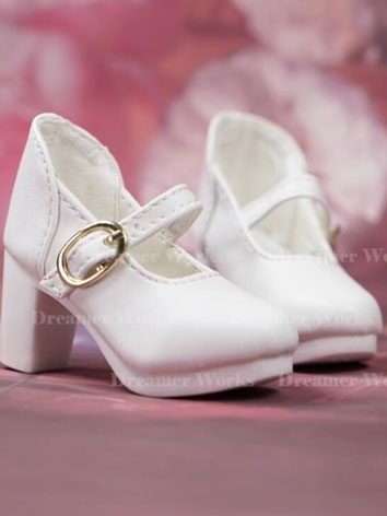 BJD Shoes Simple Point Toe High Heel Shoes for SD Ball-jointed Doll