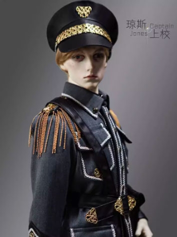 BJD Clothes Jones Captain Suits for SD/68/70/72/73/75 Size Ball-jointed Doll
