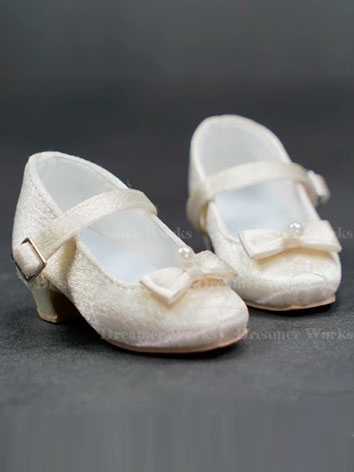 BJD Shoes Bowknot Princess Shoes for MSD Ball-jointed Doll