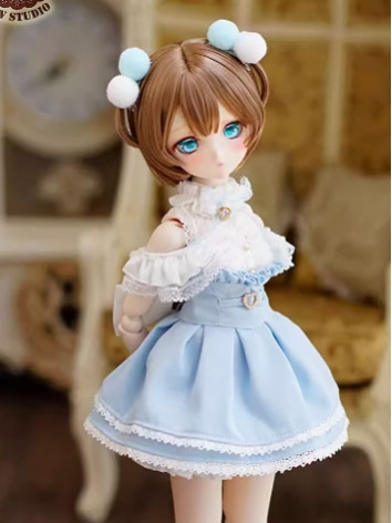 BJD Clothes Spring Summer Cute Sweet Dress Suits for MSD/MDD Size Ball-jointed Doll