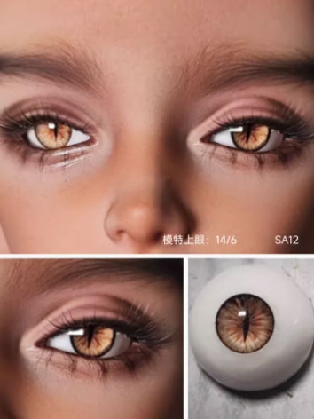 BJD Plaster Resin Eyes (Monster Eyes SA) SA12 10mm 12mm 14mm 16mm 18mm Eyeballs for Ball-jointed Doll