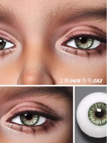 BJD Plaster Resin Eyes (ZA Series) ZA2 10mm 12mm 14mm 16mm 18mm Eyeballs for Ball-jointed Doll