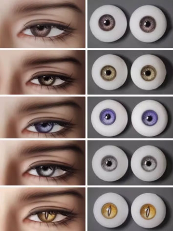 BJD Plaster Resin Eyes (Outerside the World) 8mm 10mm 12mm 14mm 16mm 18mm Eyeballs for Ball-jointed Doll