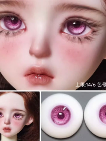 BJD Plaster Resin Eyes Rose Red (ZH Series) 10mm 12mm 14mm 16mm 18mm Eyeballs for Ball-jointed Doll