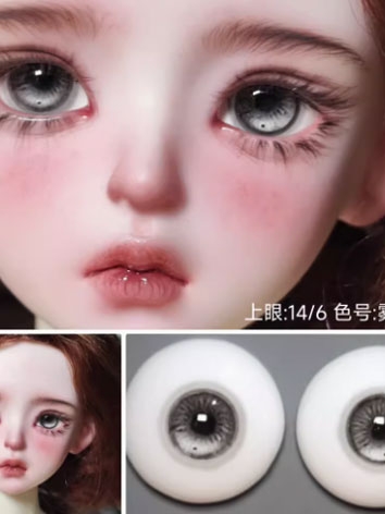 BJD Plaster Resin Eyes Misty Gray (ZH Series) 10mm 12mm 14mm 16mm 18mm Eyeballs for Ball-jointed Doll