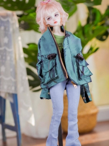 BJD Clothes Peackck Blue Top for MSD SD Ball-jointed Doll