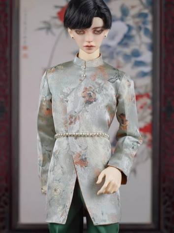 BJD Clothes Male Chinese Style Coat Pants Suits for SD17 POPO68 70 ID75 Ball-jointed Doll