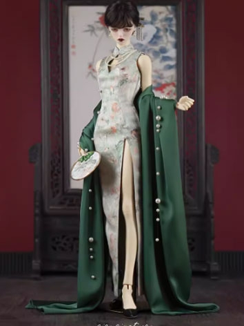 BJD Clothes Female Chinese Style Cheongsam Suits for MSD SDGR SD17 POPO68 70 ID75 Ball-jointed Doll