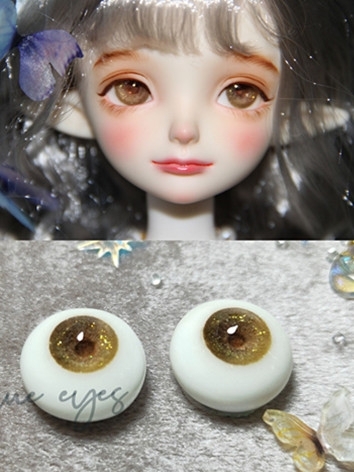 BJD Plaster Resin Eyes Gold (Yue) 10mm 12mm 14mm 16mm 18mm Eyeballs for Ball-jointed Doll