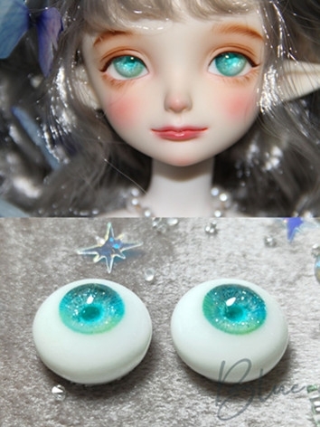 BJD Plaster Resin Eyes Blue (Jing) 10mm 12mm 14mm 16mm 18mm Eyeballs for Ball-jointed Doll