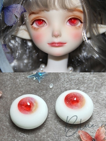 BJD Plaster Resin Eyes Red (Hua) 10mm 12mm 14mm 16mm 18mm Eyeballs for Ball-jointed Doll