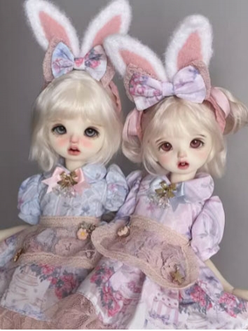 BJD Clothes Romantic Rabbit Dress Suit for YOSD Size Ball Jointed Doll