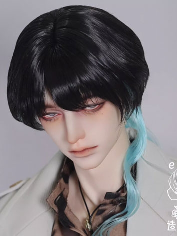 BJD Wig Male Stye Wig Color-matching Wolf Tail Hair for SD MSD YOSD Size Ball-jointed Doll