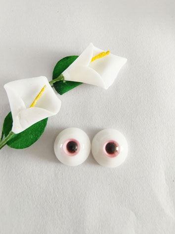 BJD Plaster Pink Eyes 01 14mm Eyeballs for Ball-jointed Doll