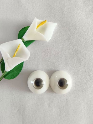 BJD Plaster Light Gray Eyes 09 16mm Eyeballs for Ball-jointed Doll